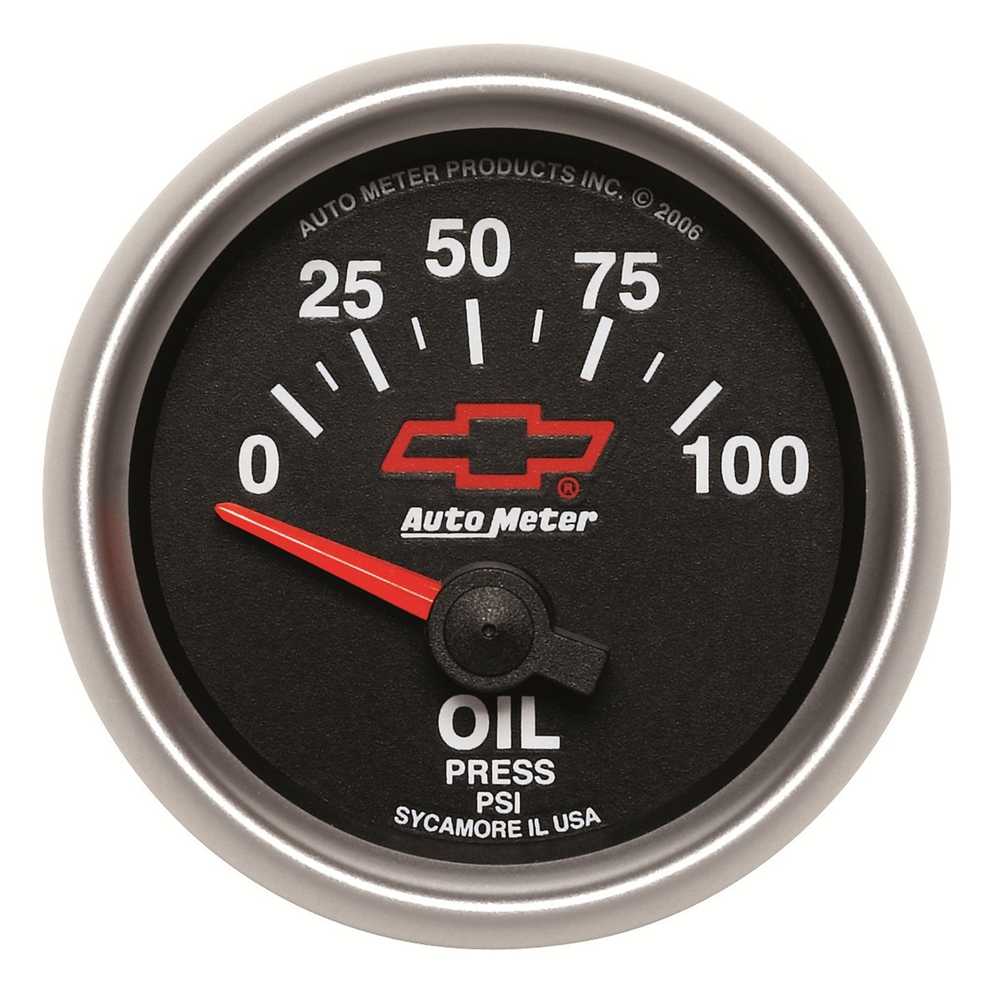 AutoMeter 2-1/16 in. OIL PRESSURE 0-100 PSI GM BLACK 3627-00406