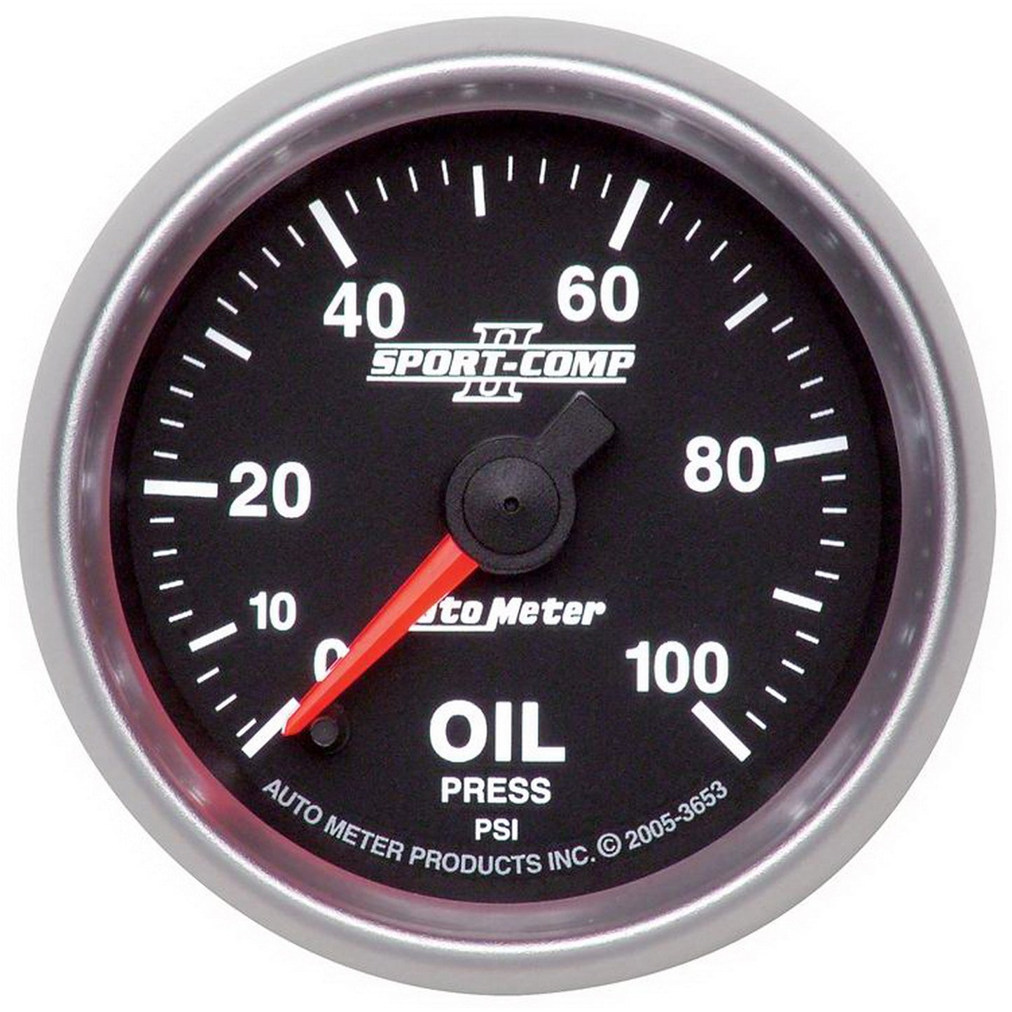 AutoMeter 2-1/16in OIL PRESSURE 0-100 PSI SPORT-COMP II 3653