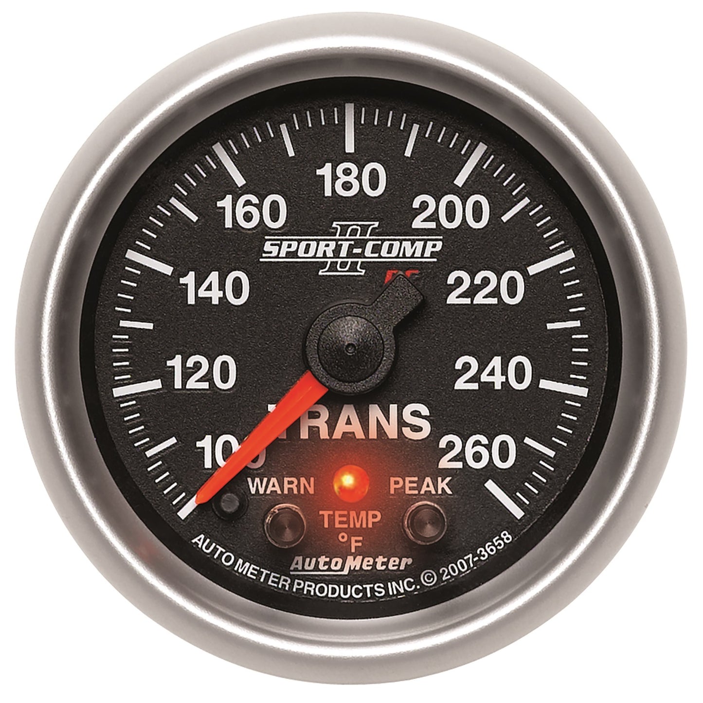 AutoMeter 2-1/16 in. TRANSMISSION TEMPERATURE 100-260 Fahrenheit SPORT-COMP II 3658