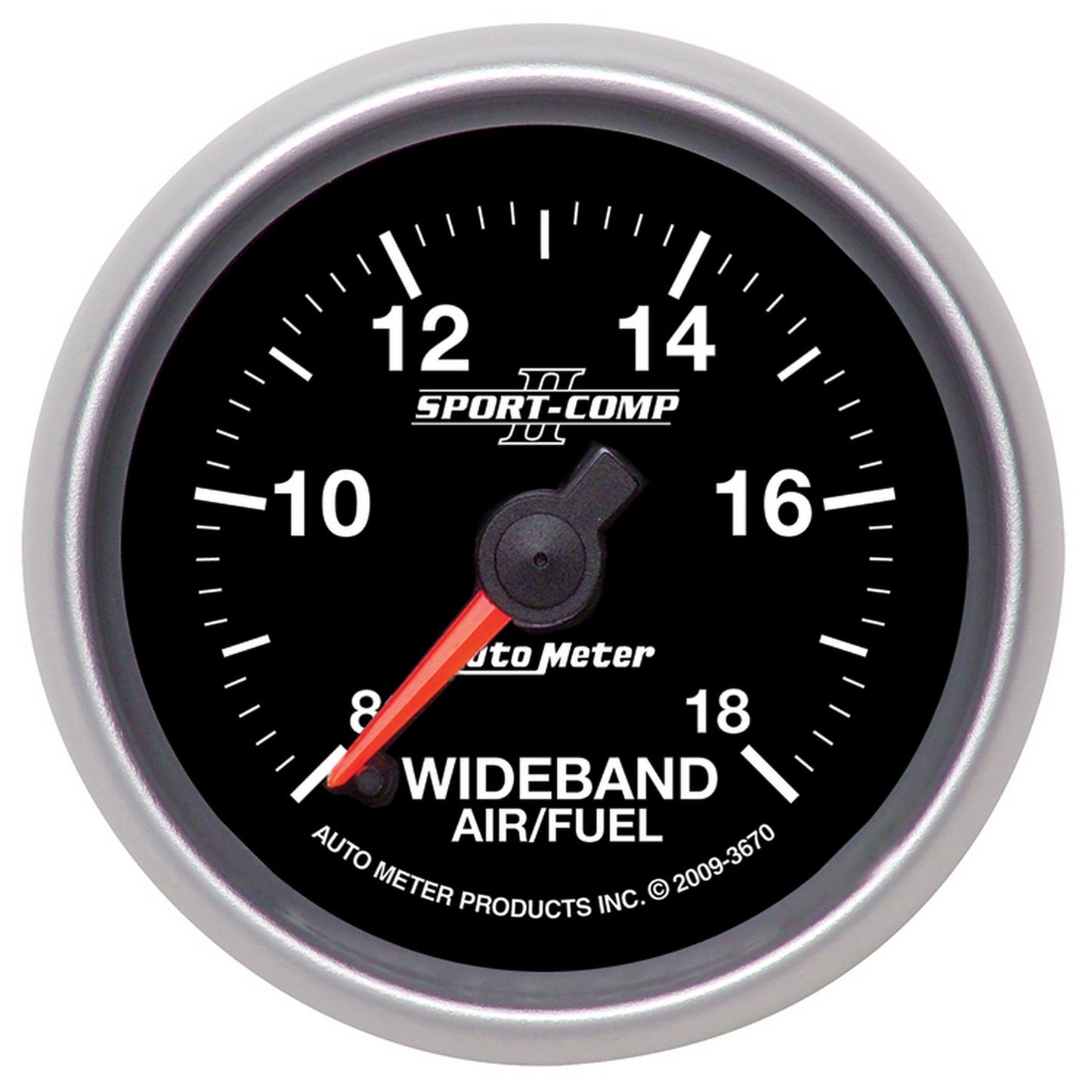 AutoMeter 2-1/16 in. WIDEBAND AIR/FUEL RATIO ANALOG 8:1-18:1 AFR SPORT-COMP II 3670