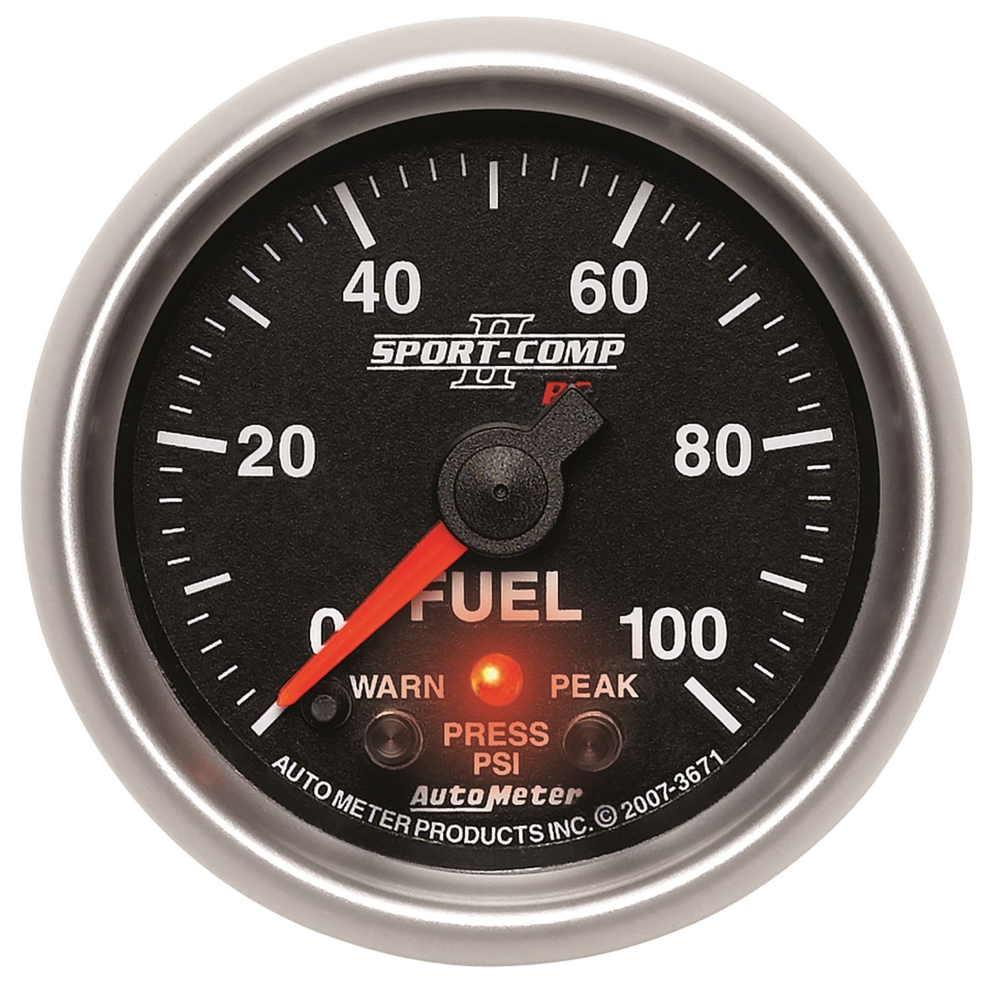 AutoMeter 2-1/16 in. FUEL PRESSURE 0-100 PSI SPORT-COMP II 3671