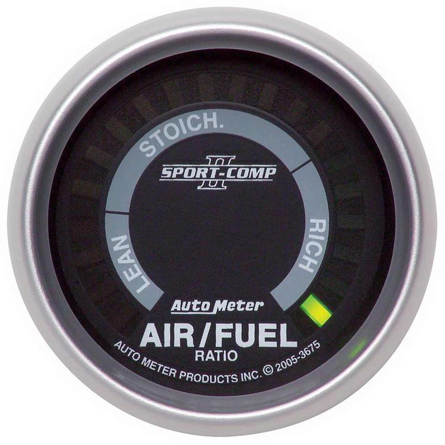 AutoMeter 2-1/16 in. NARROWBAND AIR/FUEL RATIO LEAN-RICH SPORT-COMP II 3675