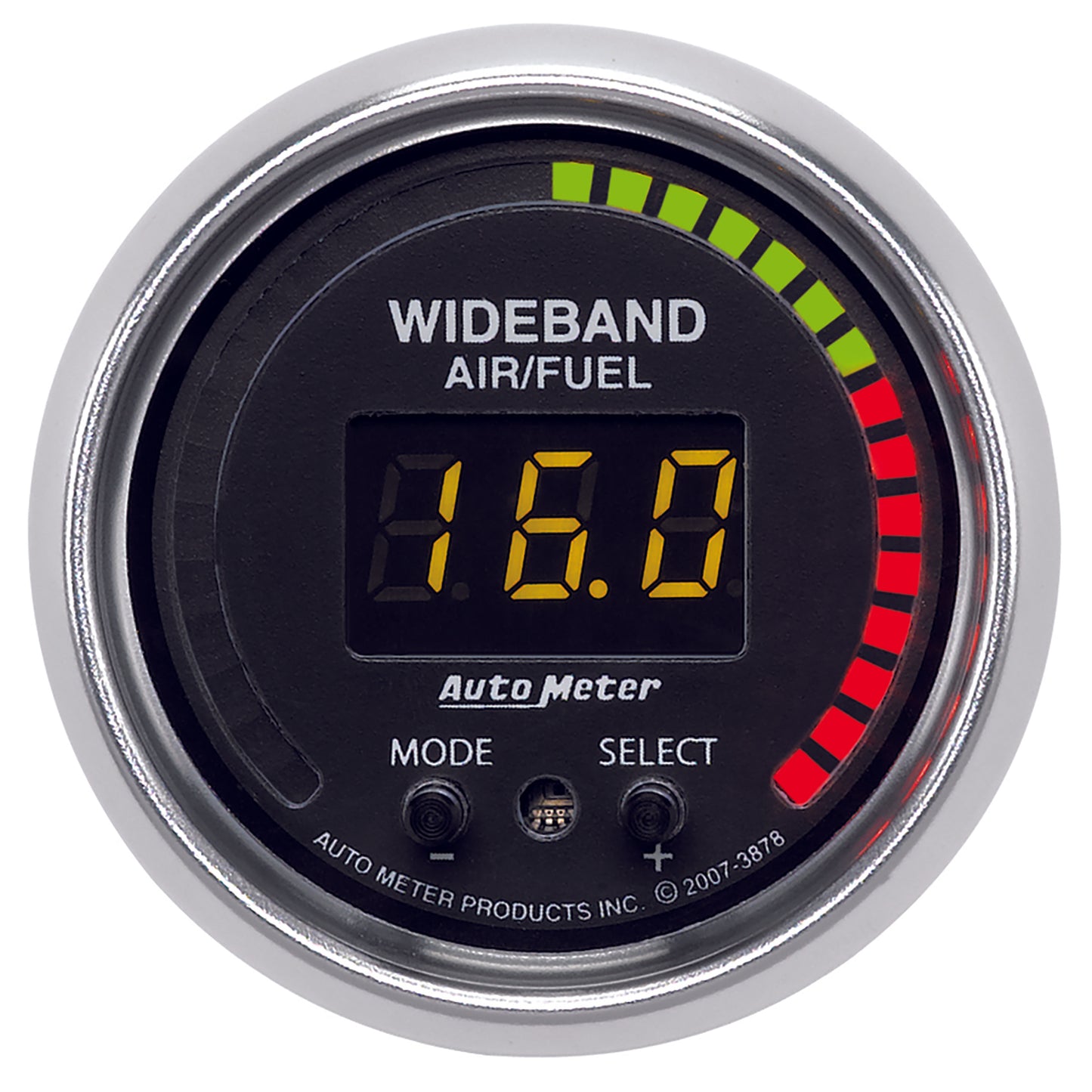AutoMeter 2-1/16 in. WIDEBAND PRO AIR/FUEL RATIO 6:1-20:1 AFR GS 3878