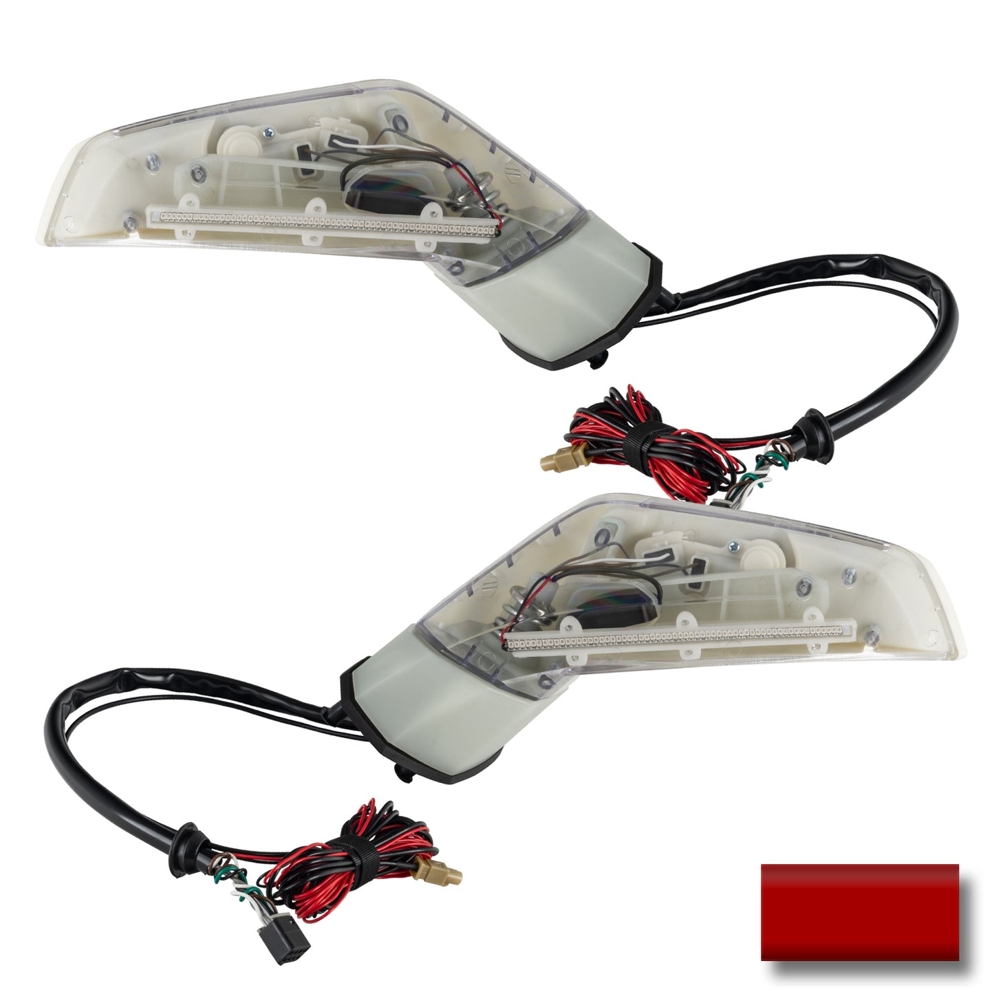 Oracle Lighting 3902-504-GKZ-G - Corvette C6 XM ORACLE Concept Side Mirrors - (GKZ) - Ghosted