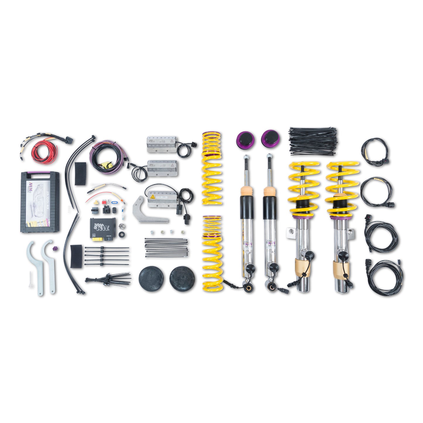 KW Suspensions 39020011 KW DDC ECU Coilover Kit - BMW M3 (E90/E92) Sedan Coupe w/ EDC