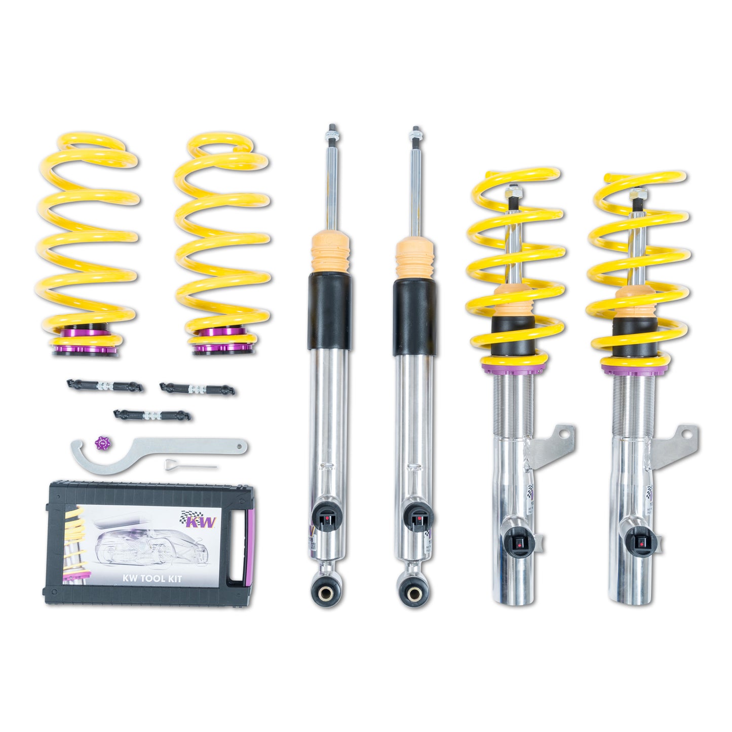 KW Suspensions 39080054 KW DDC P&P Coilover Kit - VW Arteon; AWD with electronic dampers