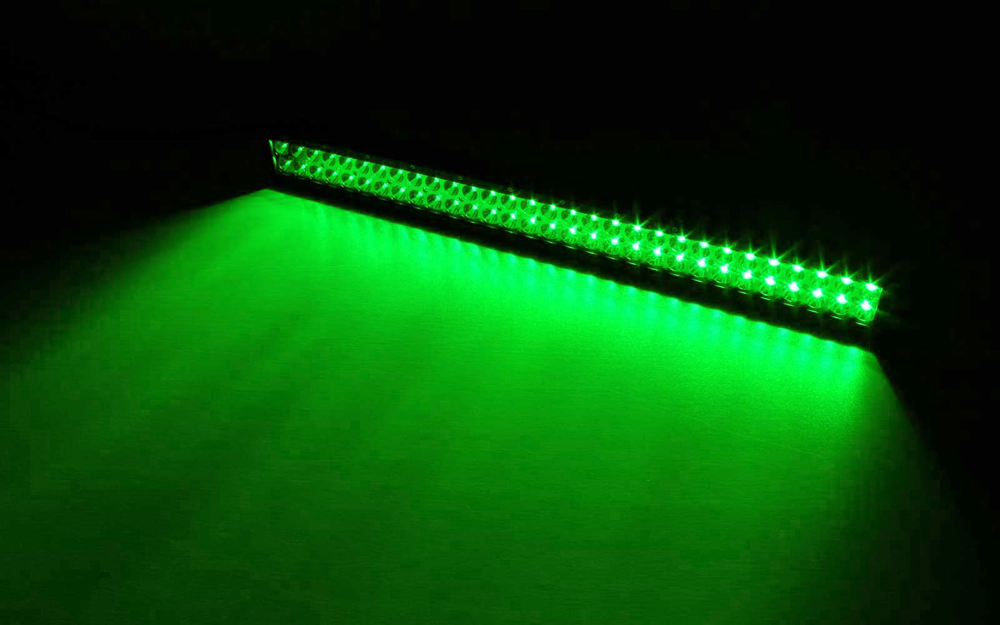 Quake LED - QUDG394 - 32 Inch LED Light Bar Dual Row 180 Watt Combo White/Green Magma Series
