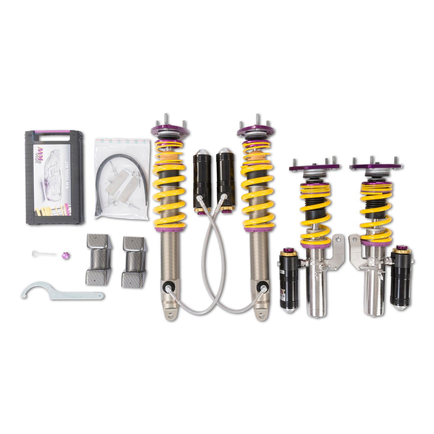 KW Suspensions 39771246 KW V4 Clubsport Kit - Porsche 911 (991) Carrera Carrera 2/2S/GTS 4/4S/GTS with PDCC