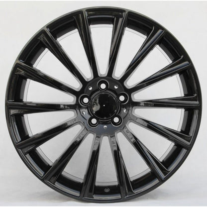 22" X 9" Aluminum Gloss Black Wheels Set - Dynamic Performance - R502-GB-22x9-5x112-35-66.56