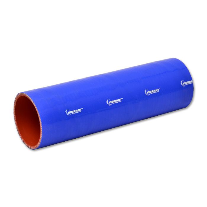 Vibrant Performance - 27111B - Straight Hose Coupler 2.50 in. I.D. x 12.00 in. long - Blue