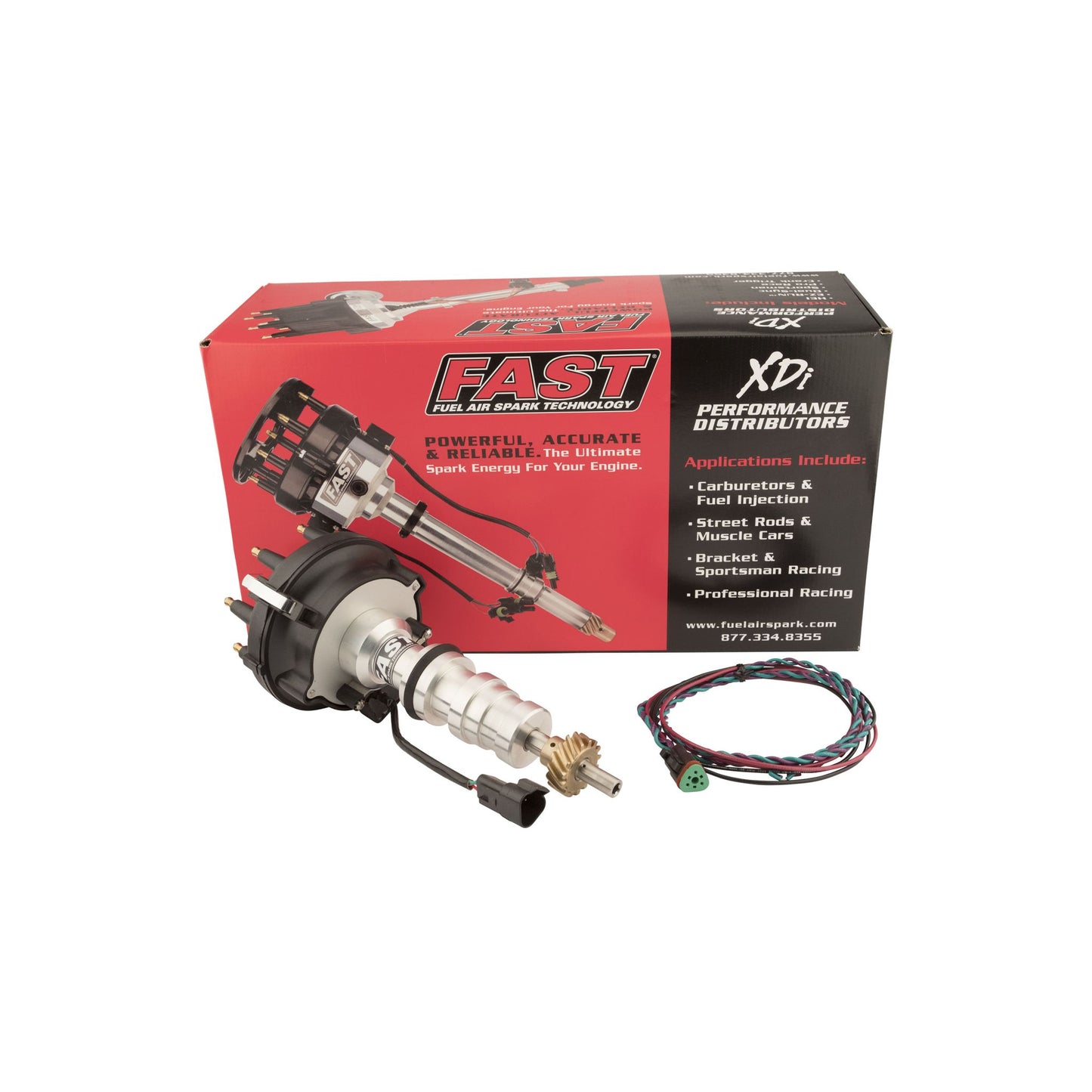 FAST XDi Race EFI Distributor for Ford FE w/ Large Cap 1000-1616EFI
