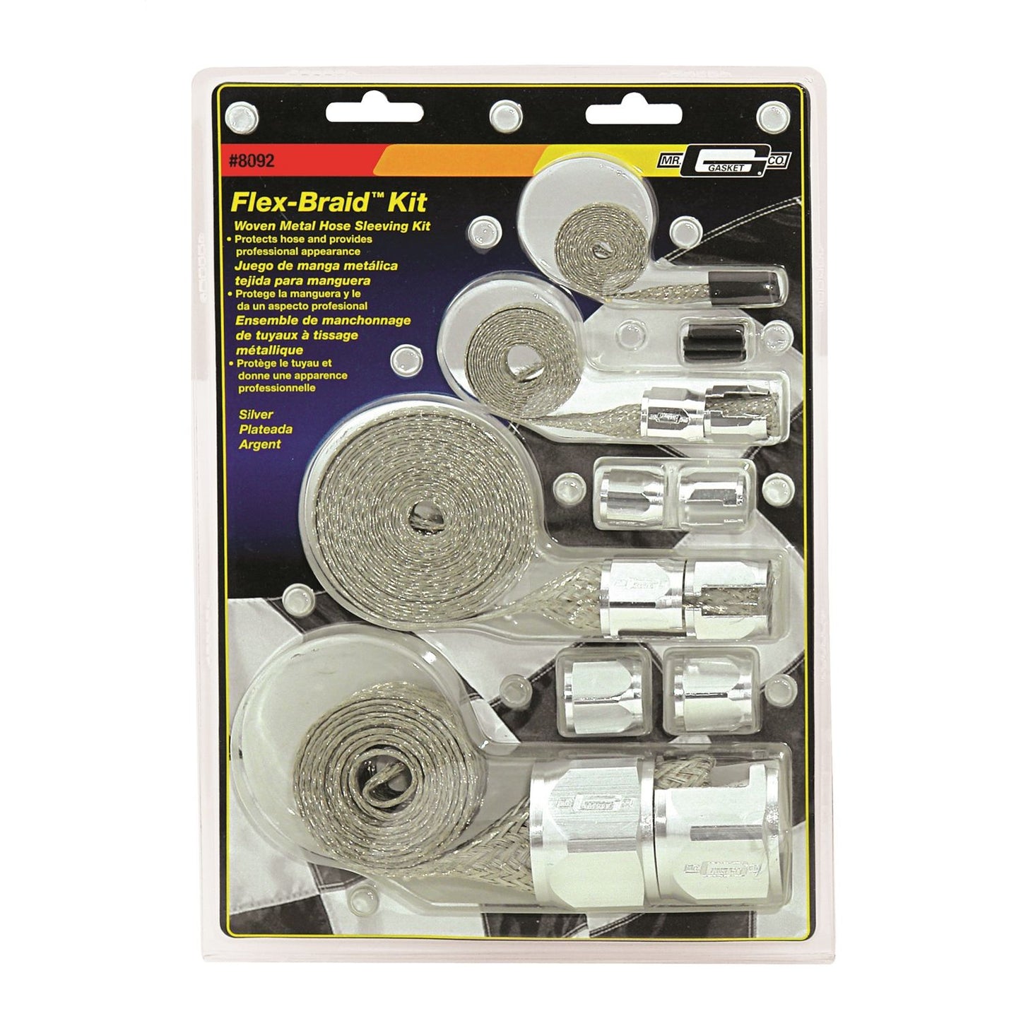Mr Gasket Flex-Braid Hose Sleeving Kit MRGAS-8092