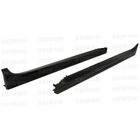 Seibon Carbon SS0809MITEVOX-OE OEM-style carbon fiber side skirts for 2008-2015 Mitsubishi Lancer EVO X