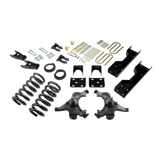 BELLTECH 697 LOWERING KITS Front And Rear Complete Kit W/O Shocks 1988-1991 Chevrolet Silverado/Sierra C1500 (Std Cab ext 454 SS) 4 in. or 5 in. F/6 in. or 7 in. R drop W/O Shocks