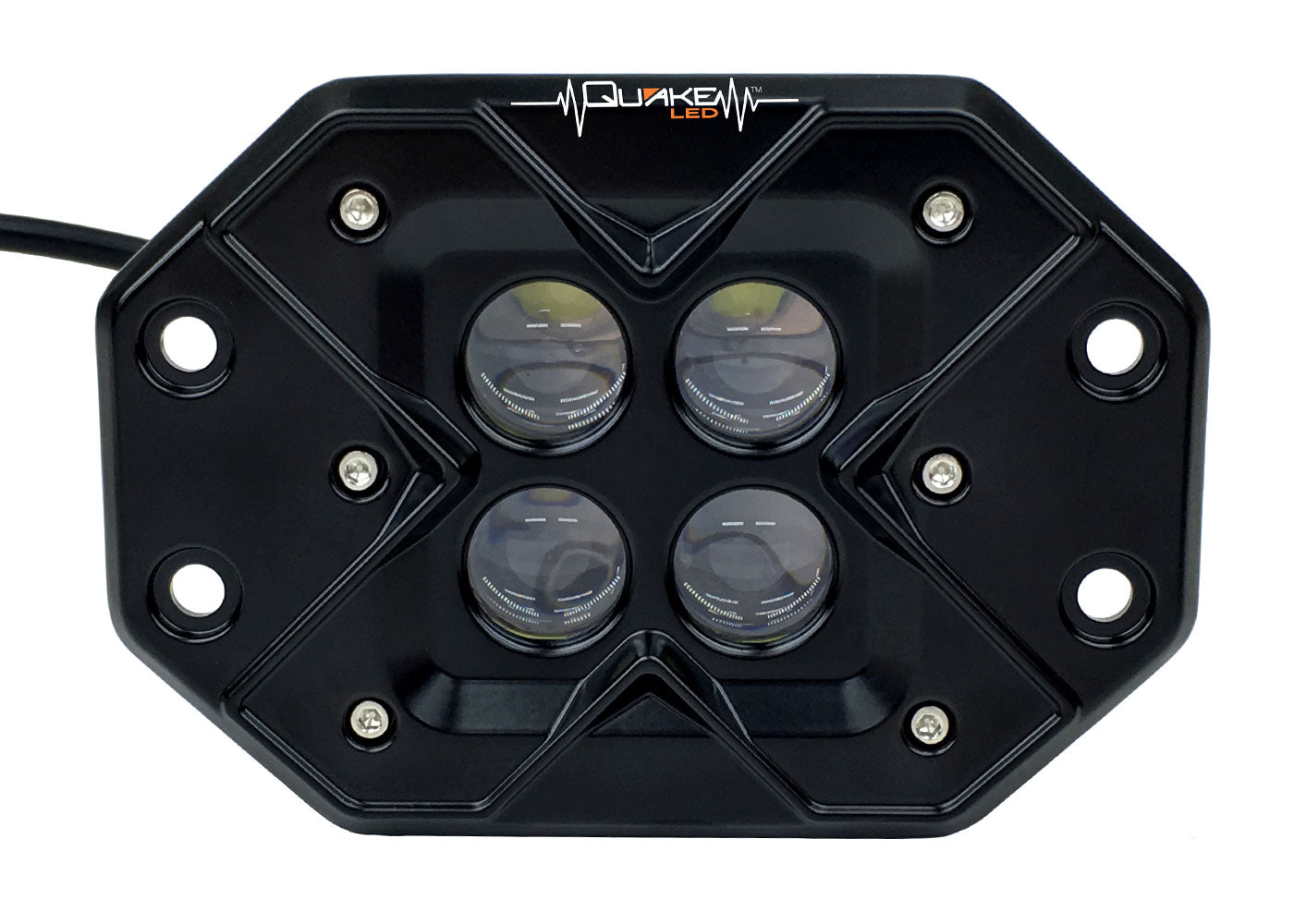 Quake LED - QSE543 - 3 Inch Work Light Flush 40 Watt Spot Seismic Series