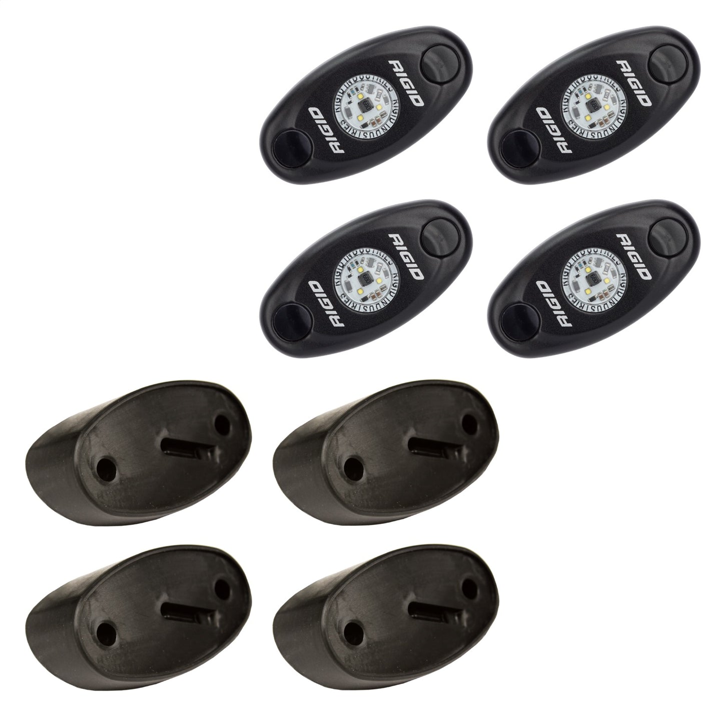 RIGID Industries A-Series LED Universal Rock Light Kit High Power Blue Set Of 4 400233