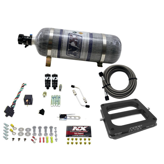 Nitrous Express Dominator HITMAN PLUS (50-100-150-200HP) WITH COMPOSITE BOTTLE NX-40071-12