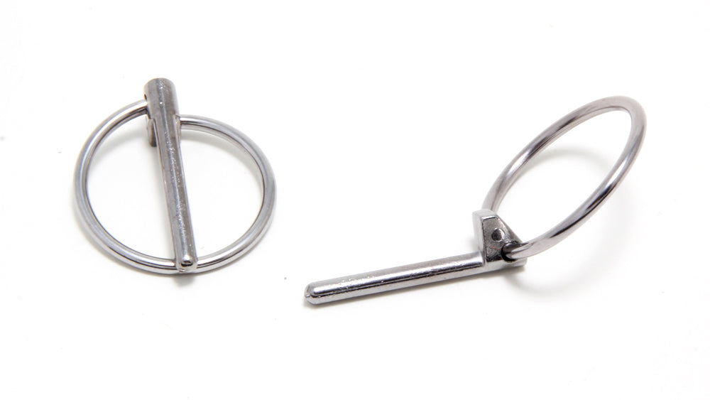 Trans-Dapt Performance Replacement 3/16 In. Flip-Over Pins (1 Pr.)- Chrome 4097