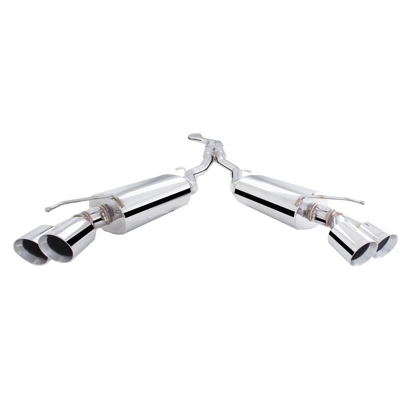 XFORCE Chevrolet Camaro LTG 4CYL Turbo 2016- 3" Stainless Steel Cat Back System With Dual Mufflers; Exhaust System Kit ES-CC17-CBS