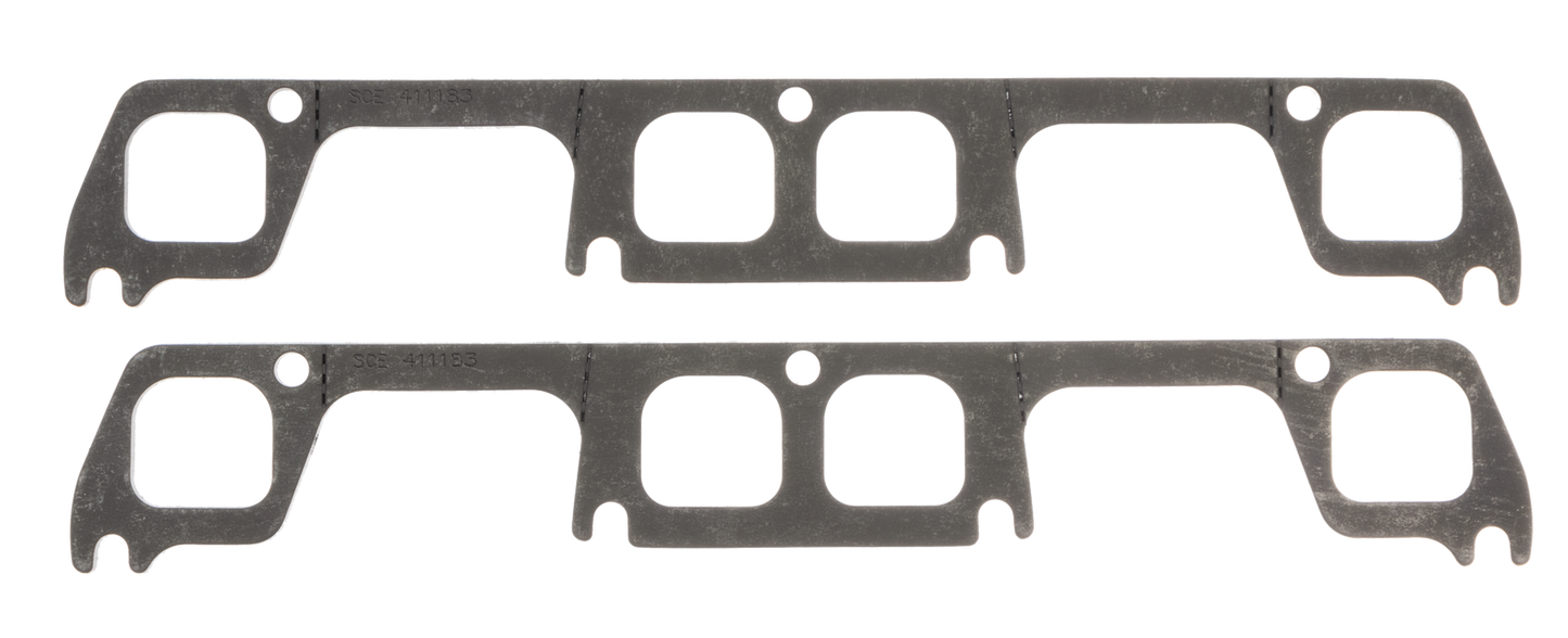 SCE Gaskets SBC BRODIX SPRED D PORT GRAPH-FORM 1/8 THK EXH GSKTS 411183