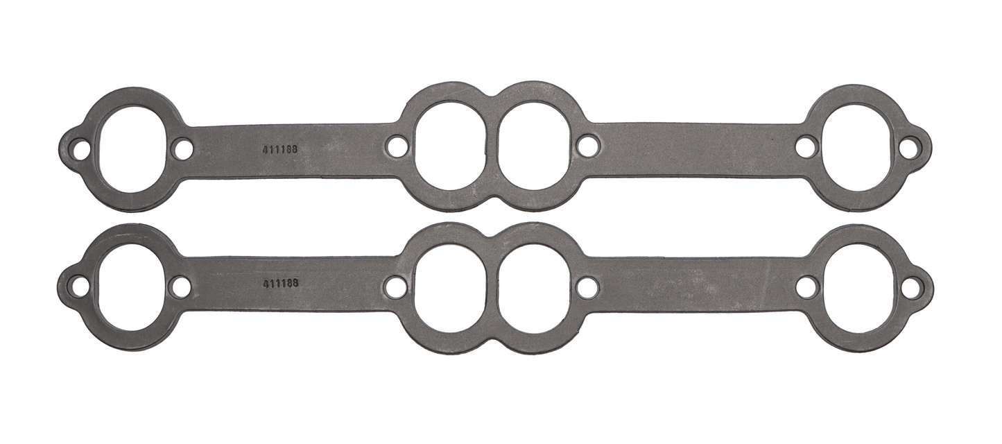 SCE Gaskets SBC DYNOMAX OVAL PORT GRAPH-FORM 1/8 THK EXH GASKETS 411188