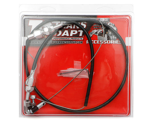 Trans-Dapt Performance Throttle Cable Kit 36 In. Universal Black Housing 4124