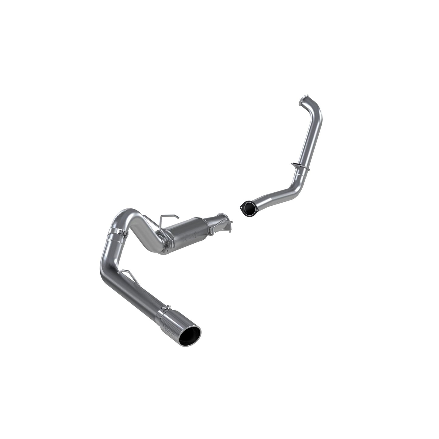 MBRP Exhaust 4in. Turbo Back; Single Side (Stock Cat) Exit; T409 S6216409