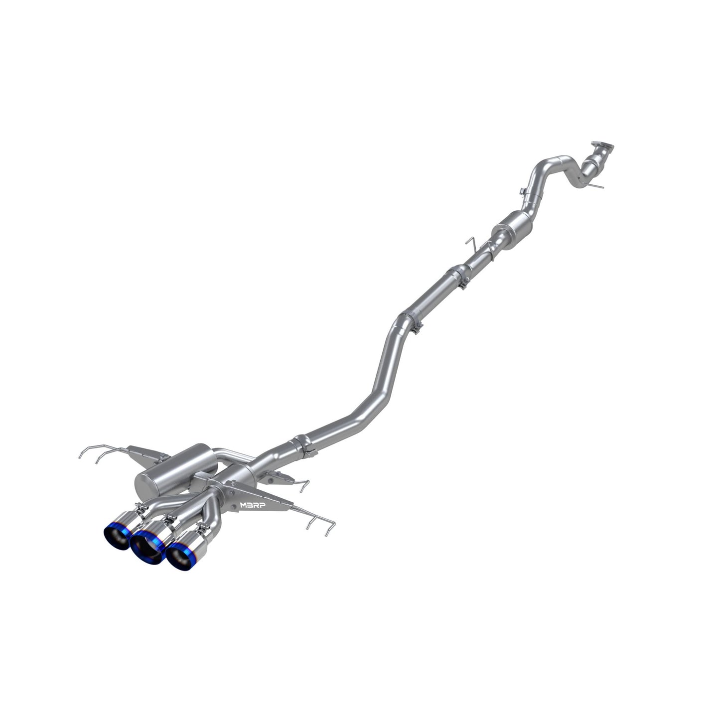 MBRP Exhaust 3" Cat Back Triple Rear Exit T304 BE Tips S49013BE