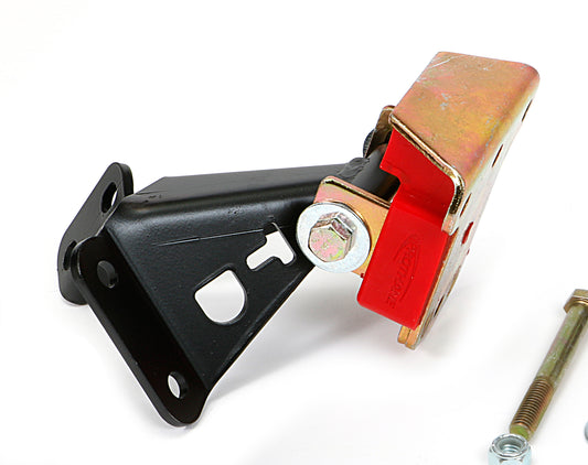 Trans-Dapt Performance 55-57 Chevy (Tri-5) Frame Mounts; Engine 3/4 In. Forward For Hei; Polyurethane Pads 4178