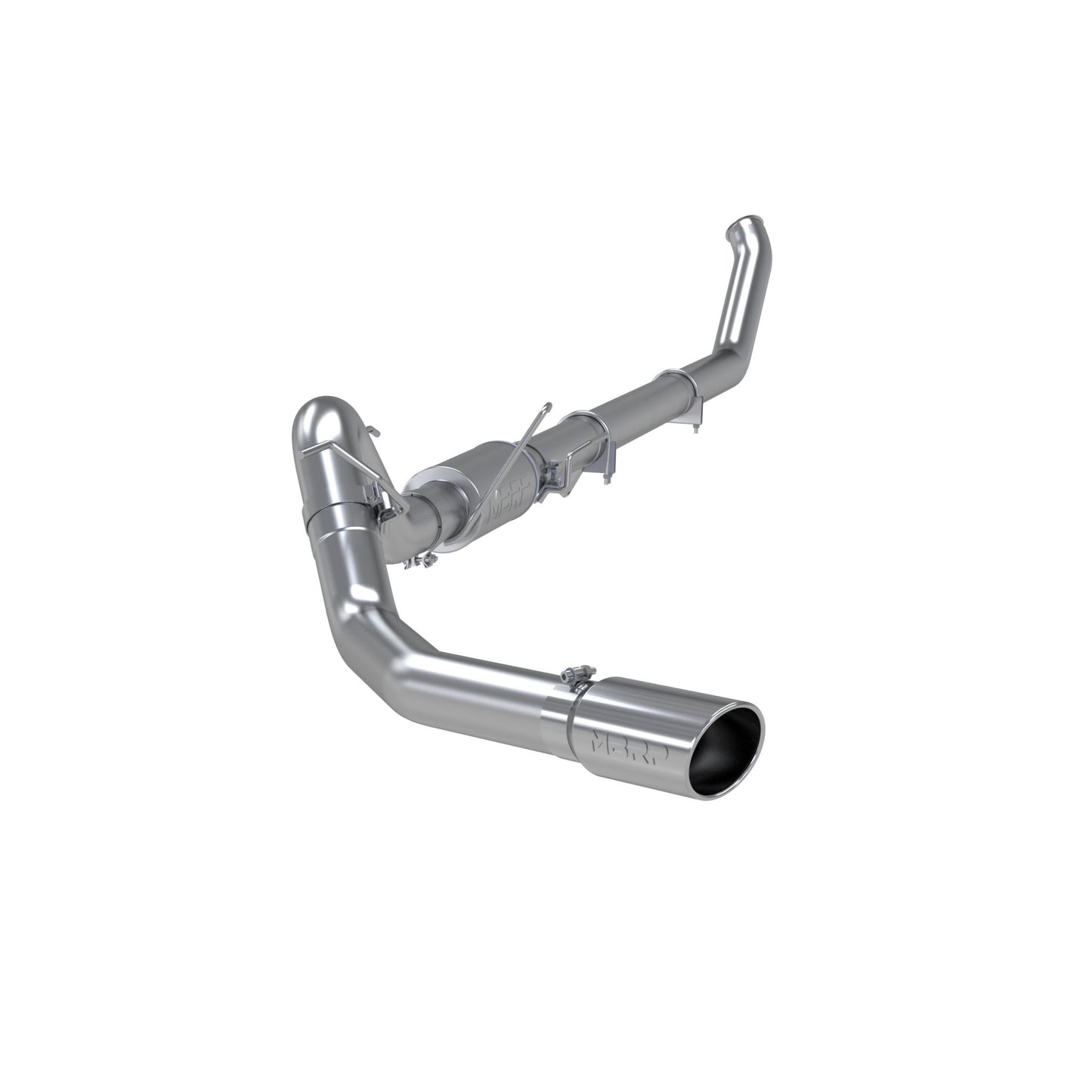 MBRP Exhaust 4in. Turbo Back; Single Side (4WD only); T409 S6104409