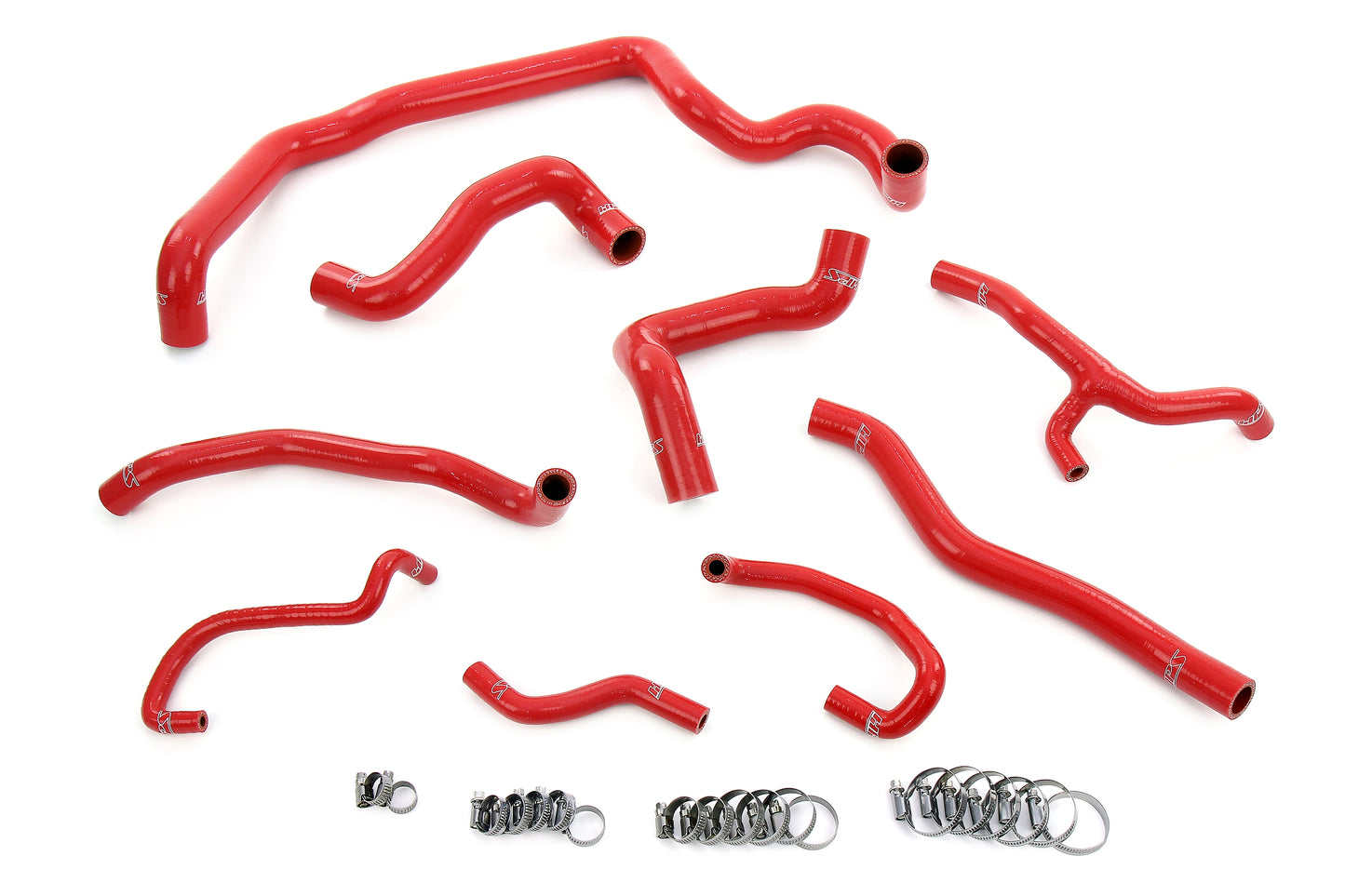 HPS Performance 3-ply Reinforced Silicone Hoses For Radiator Heater Water Pump Expansion Tank 57-1997-RED