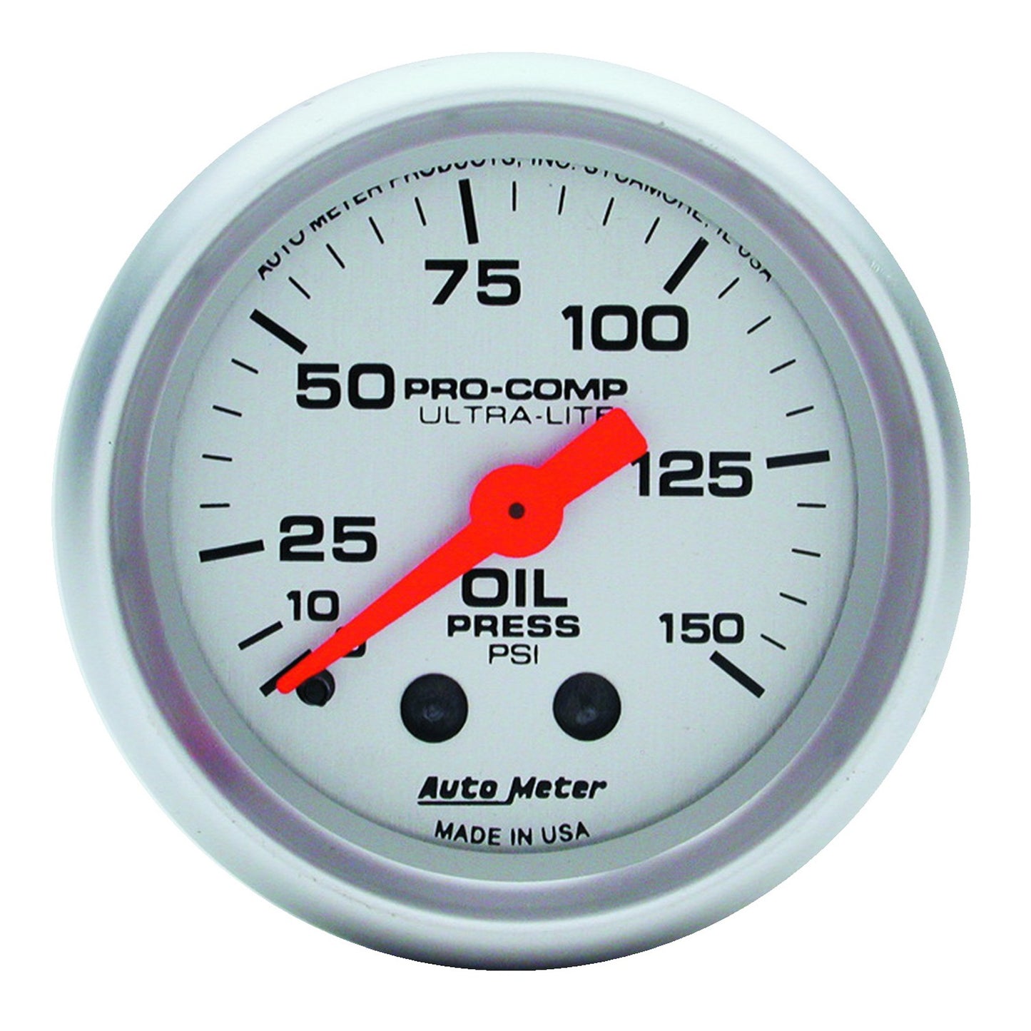 AutoMeter 2-1/16 in. OIL PRESSURE 0-150 PSI ULTRA-LITE 4323
