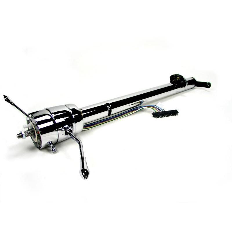 IDIDIT Retrofit 57 Chevy; Straight Column Shift w/Rack; Chrome Plate 1160577920