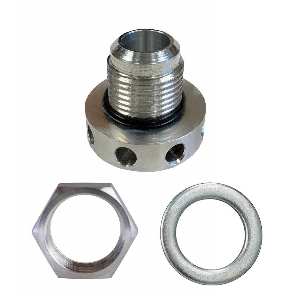 Granatelli Insert Valve Cover Breather Billet -12AN Male 280112