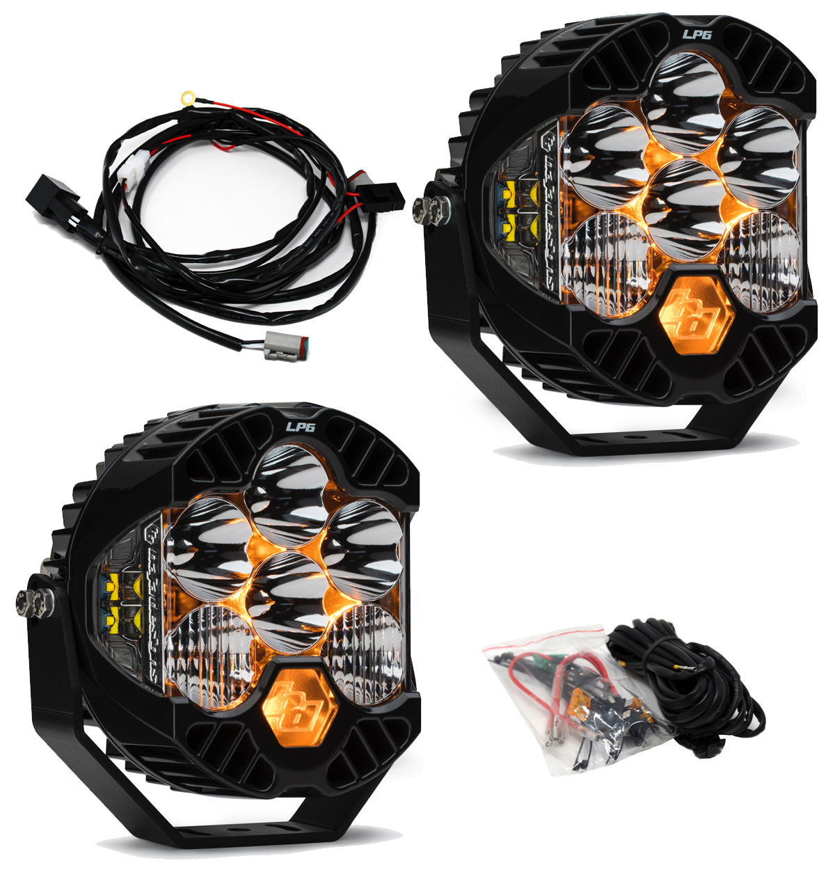 Baja Designs LP6 Pro Bumper Light Kit 447671