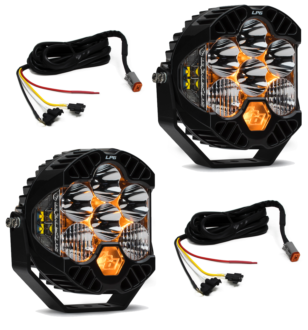 Baja Designs LP6 Pro Bumper Light Kit 447671UP