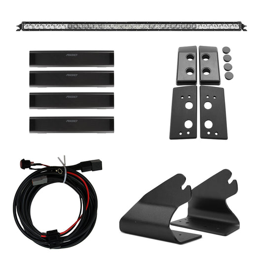 RIGID Industries 2021 Bronco Roof Line Light Kit with a SR Spot/Flood Combo Bar Included 46724
