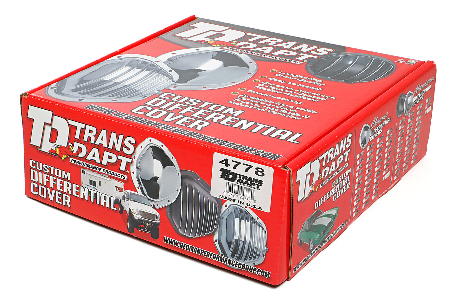 Trans-Dapt Performance Jeep Corporate M20 (12 Bolt)- 2-Toned Finish Aluminum Differential Covers 4778