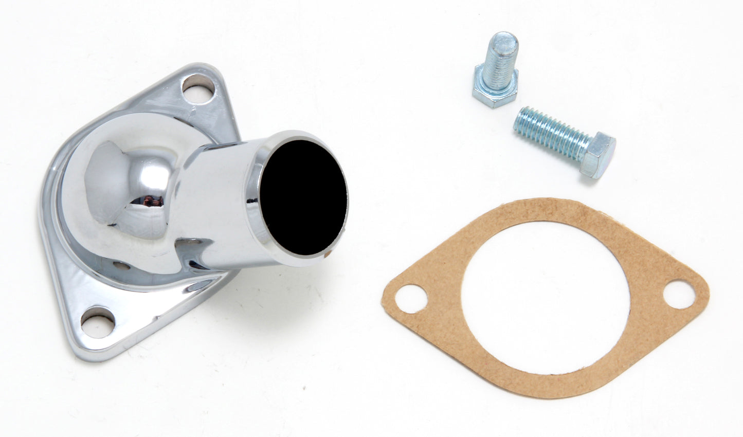 Trans-Dapt Performance Water Neck; Sb And Bb Chevy- Early Model; (Gasket Seal); - Chrome 4788