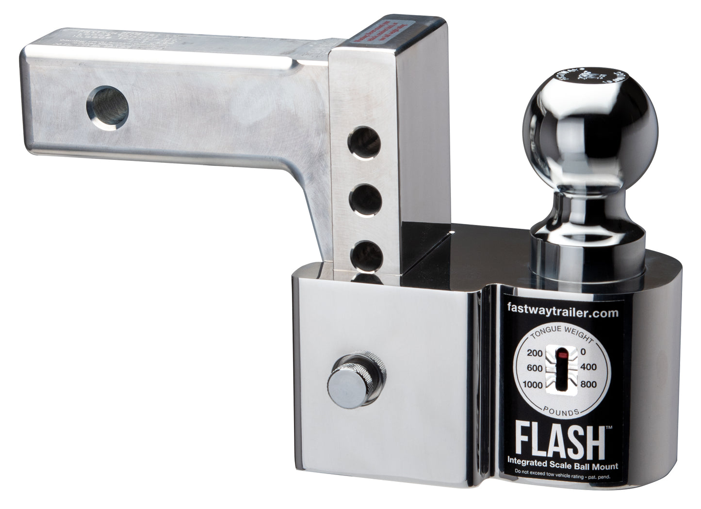 Fastway Trailer - Flash 4 In. Scale 2 In. Shank 2 In. & 2-5/16 In. Chromed Balls 48-00-8400