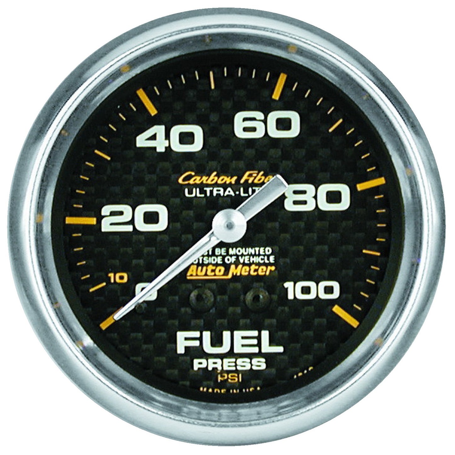 AutoMeter 2-5/8 in. FUEL PRESSURE 0-15 PSI CARBON FIBER 4811