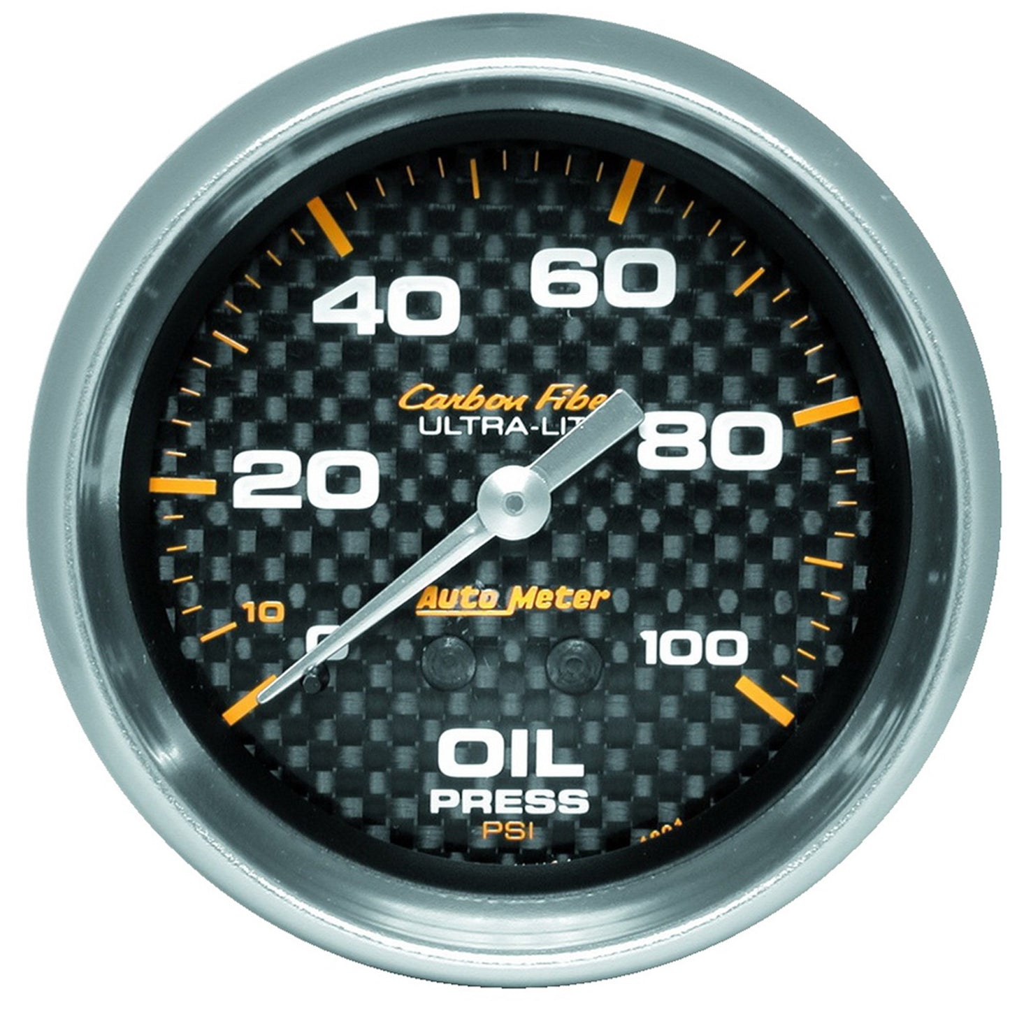 AutoMeter 2-5/8 in. OIL PRESSURE 0-100 PSI CARBON FIBER 4821