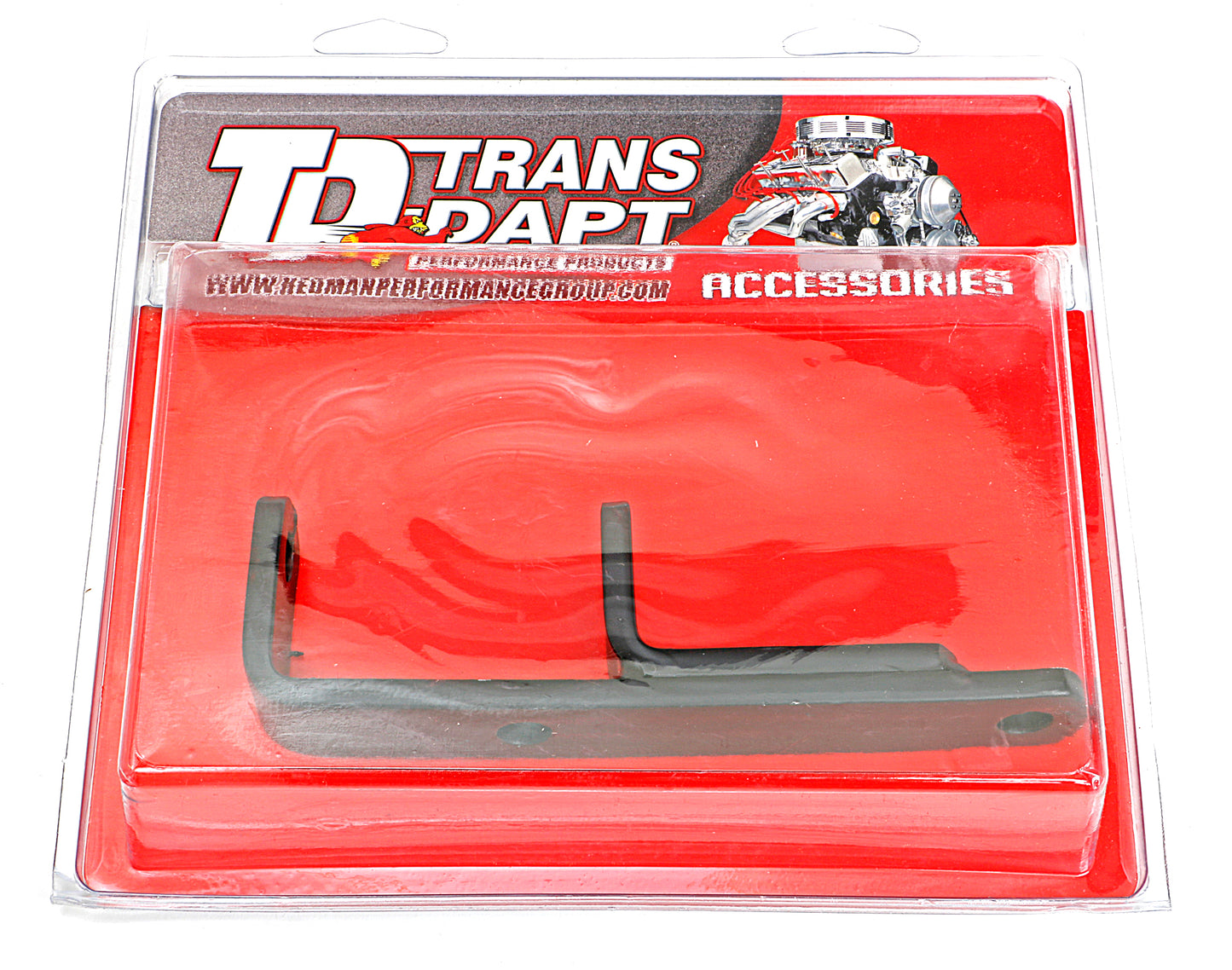 Trans-Dapt Performance Alternator Slide Bracket; 1955-1968 Chevrolet 283-350; Short Water Pump (Uses #9234)-Black 4869