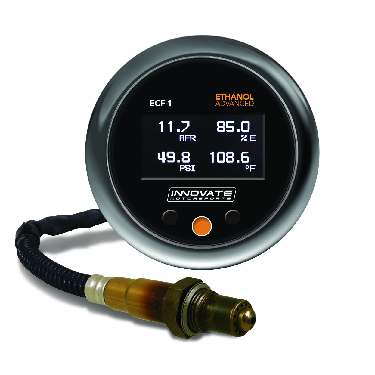 Innovate Motorsports ECF-1: (FUEL) Ethanol Advanced Gauge Complete Kit 39030
