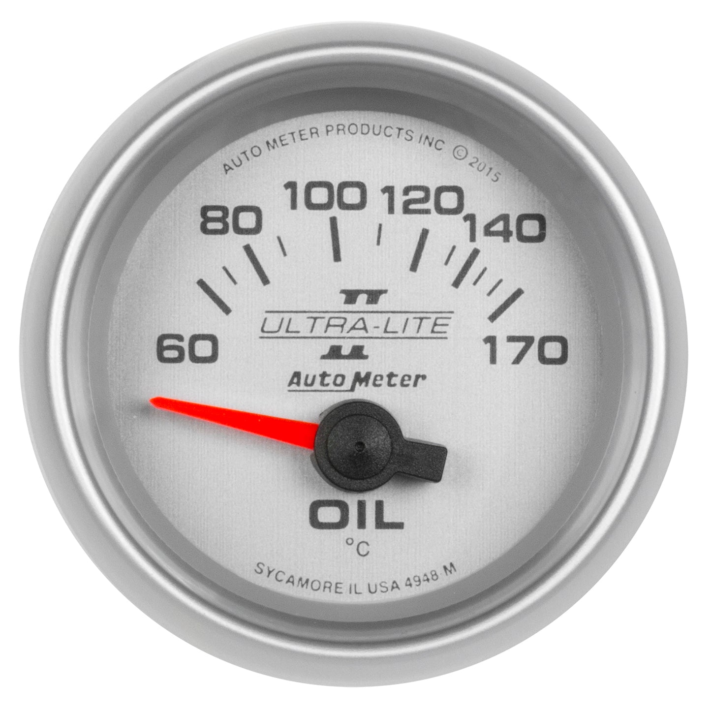 AutoMeter 2-1/16 in. OIL TEMP 60-170 C ULTRA-LITE II 4948-M