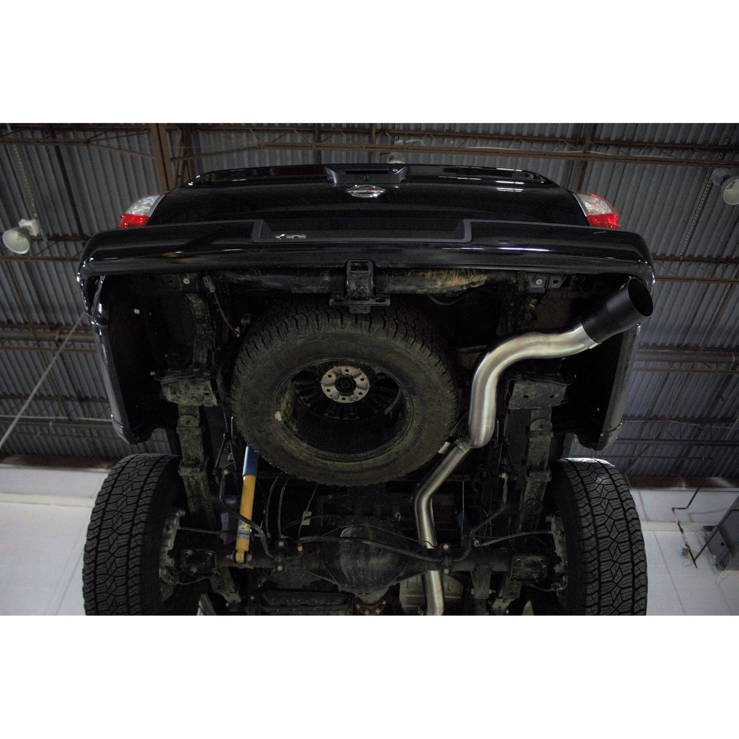 Mishimoto Nissan Titan XD Filter Back Exhaust, 2016+ Black MMEXH-XD-16BK