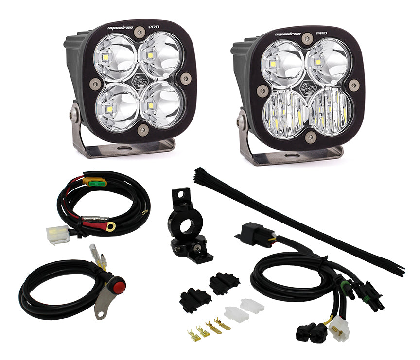Baja Designs Adventure Bike Squadron Pro Auxiliary Light Kit 497084