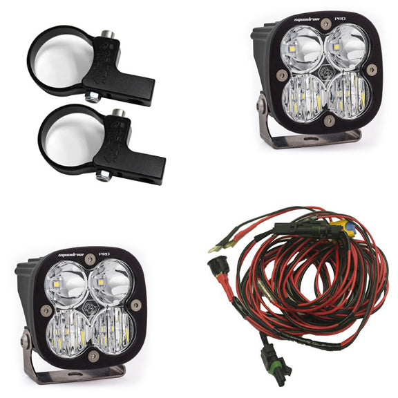 Baja Designs PowerSports Squadron Pro Horizontal Mount Light Kit 497104