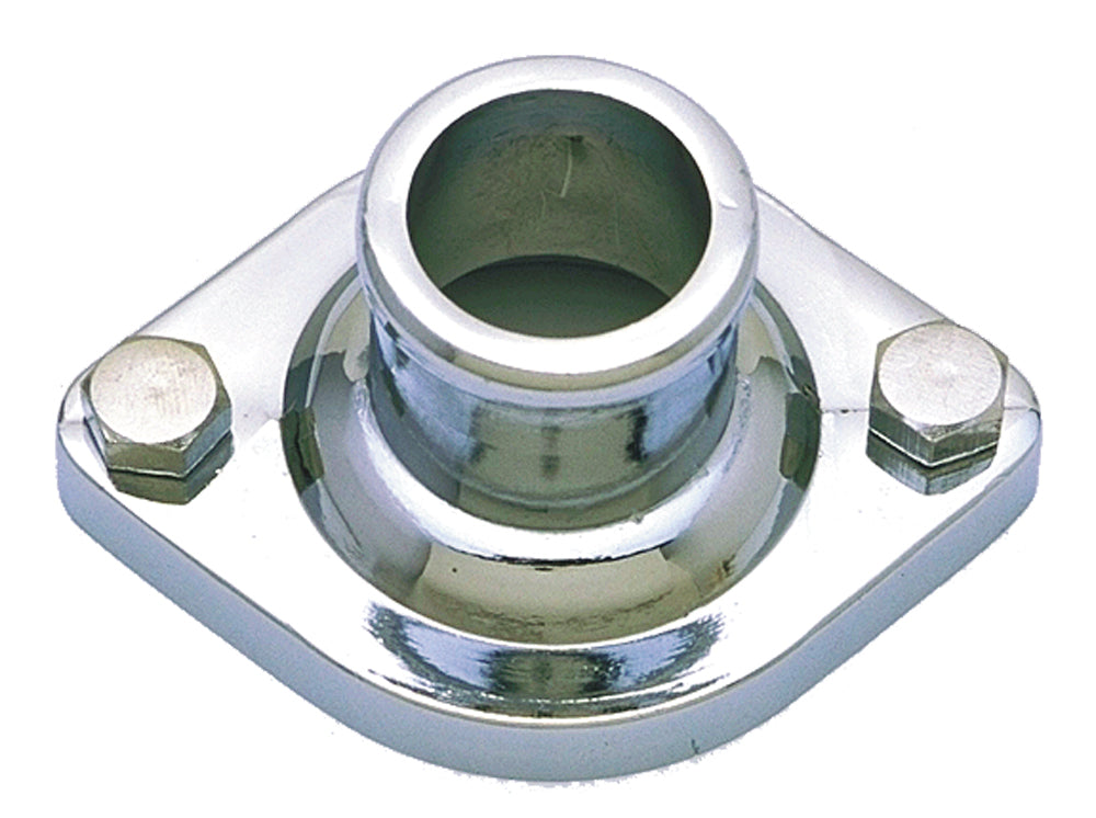 Trans-Dapt Performance Water Neck; 1959-78 Chrysler V8; (Gasket Seal); - Chrome 4987