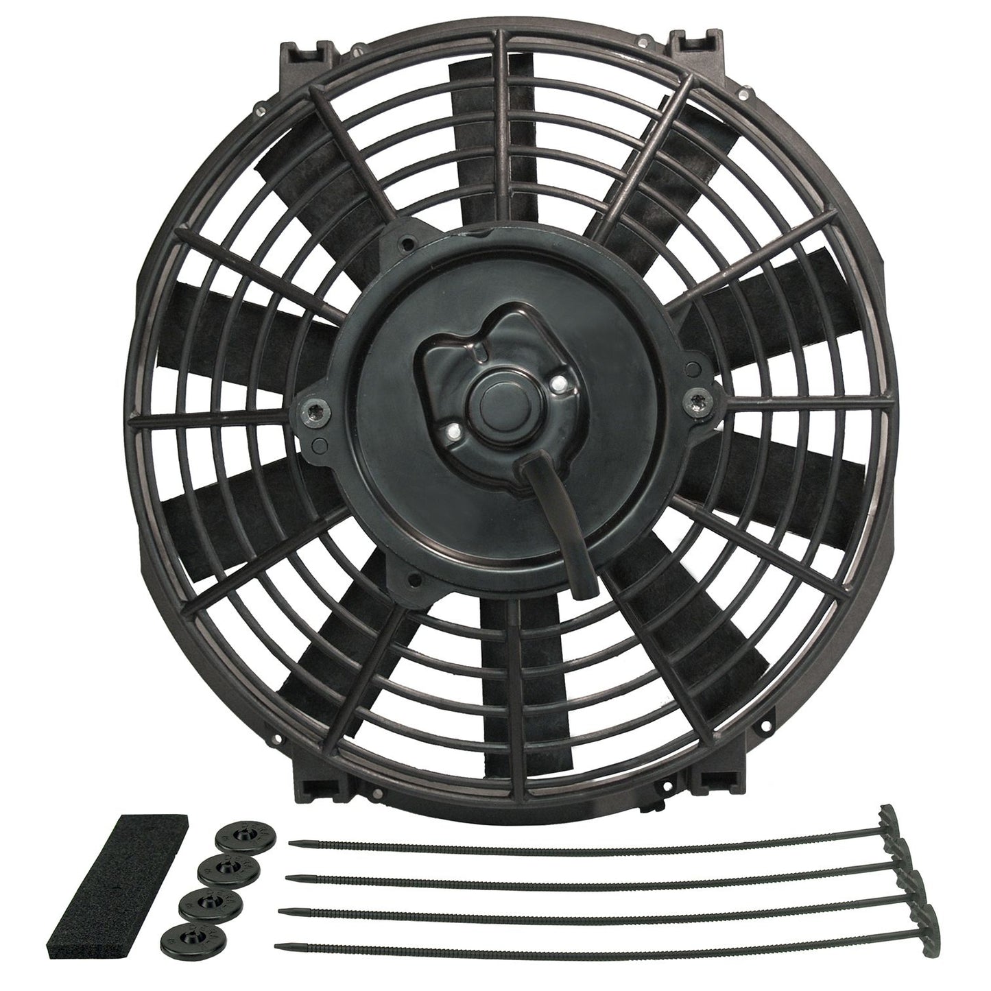 Derale 9" Tornado Electric Puller Fan, Standard Mounting Kit 16619